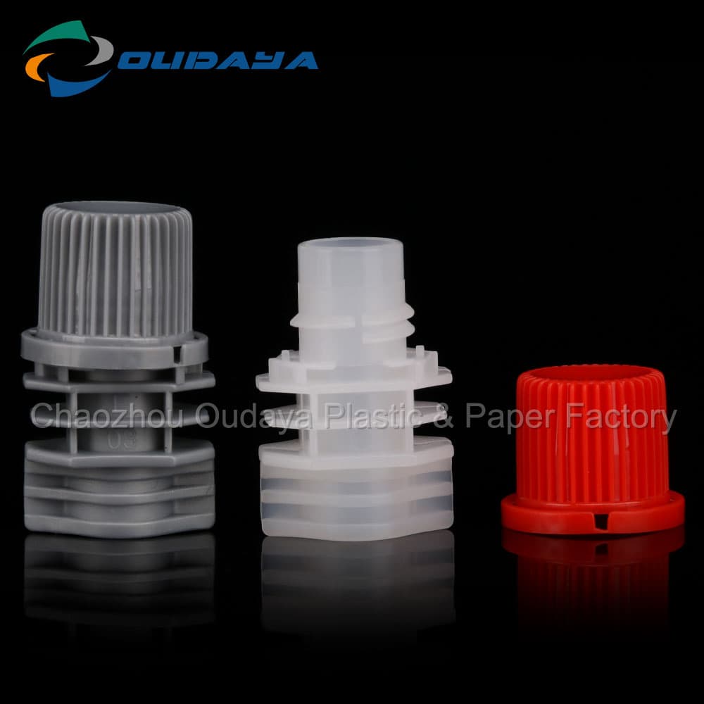 Plastic Spout And Cap For Drinking Bag